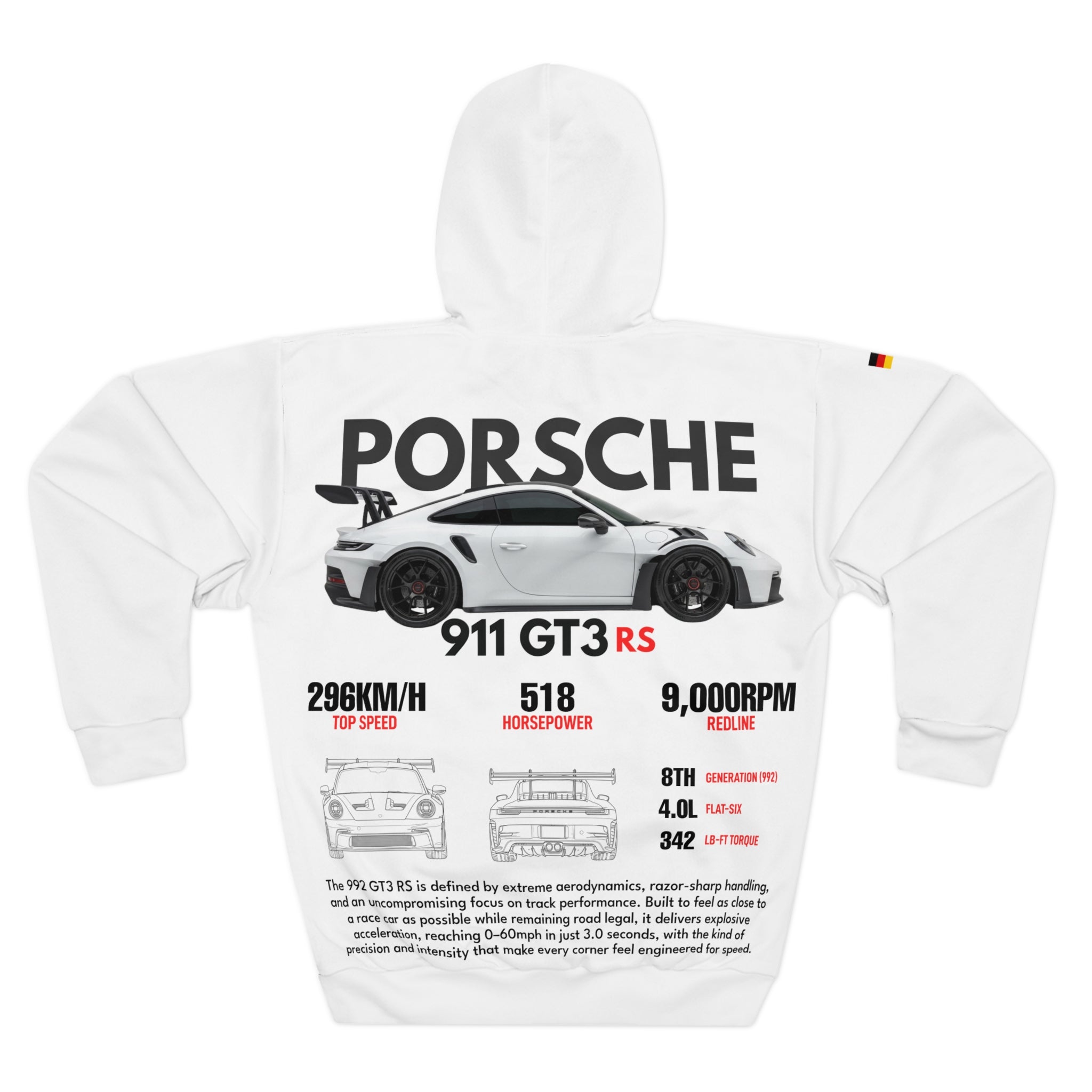 911 GT3 RS (2023+) Hoodie